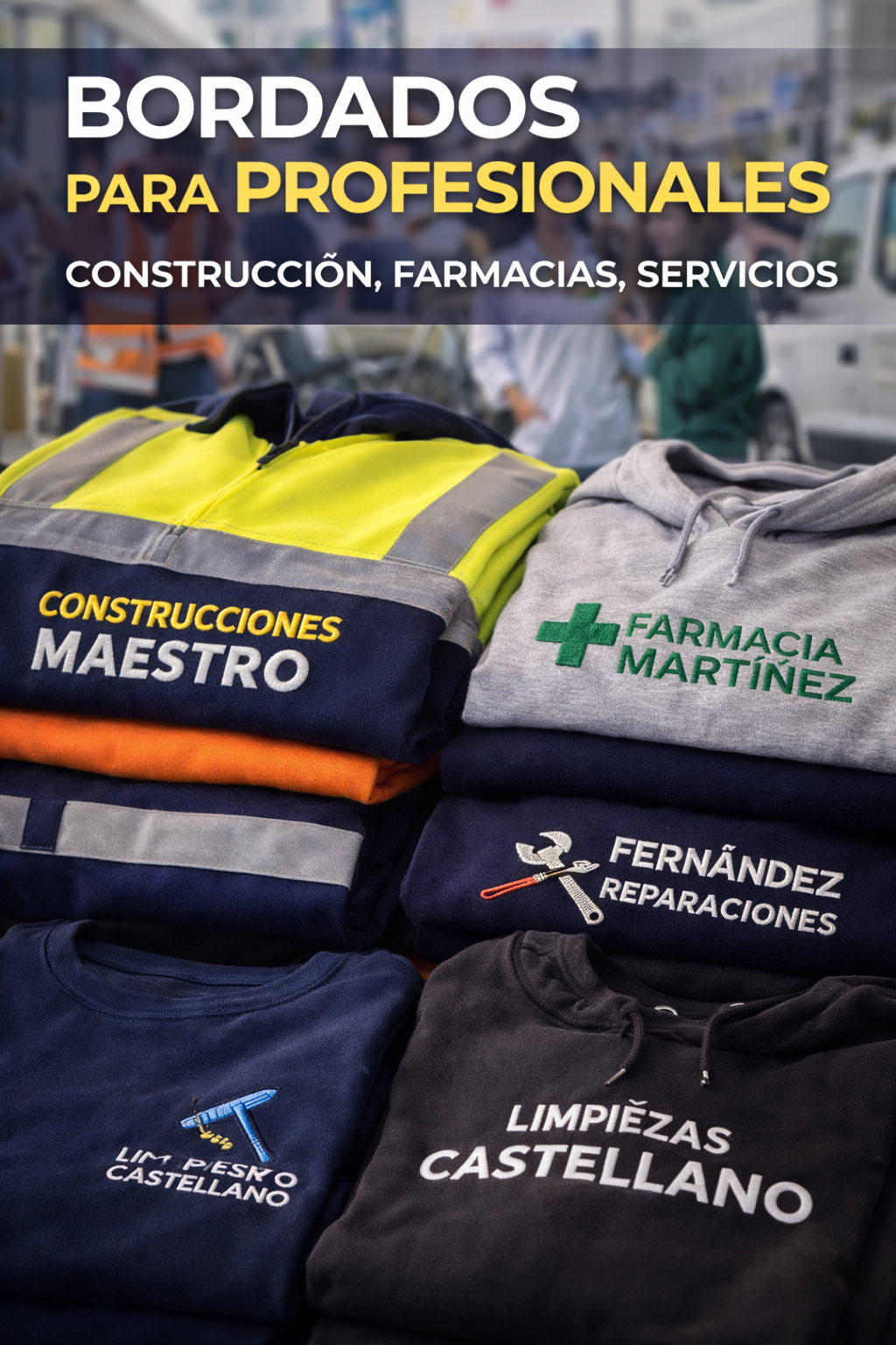 Bordados para Profesionales y Ropa de Trabajo